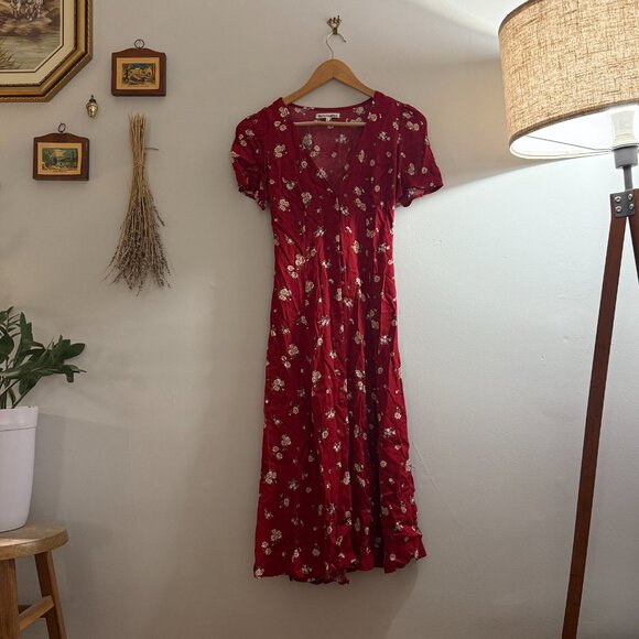 Reformation Locklin Dress in Cassia Floral Sz 0 - Picture 2 of 5